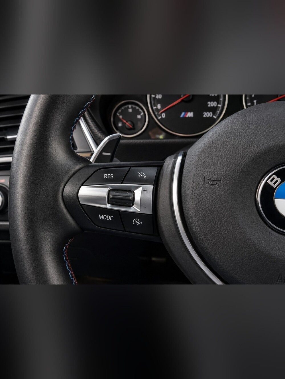 BMW F-Series Steering Wheel RES MODE Button Cover Trim Set F30 F32 F80 M3 F82 M4